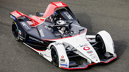 Porsche Fully Electric Race Car Targets Formula E Championship Using Ansys Technology